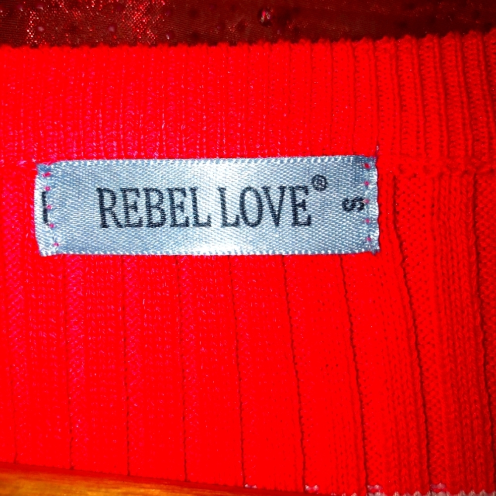 Sweater tube dress rebel love
